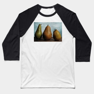 Three Pears - Still Life Baseball T-Shirt